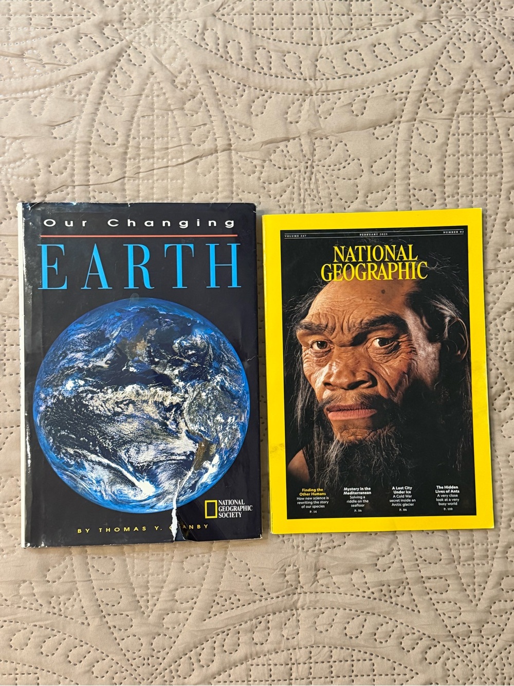 National Geographic Our Changing Earth Book and Magazine